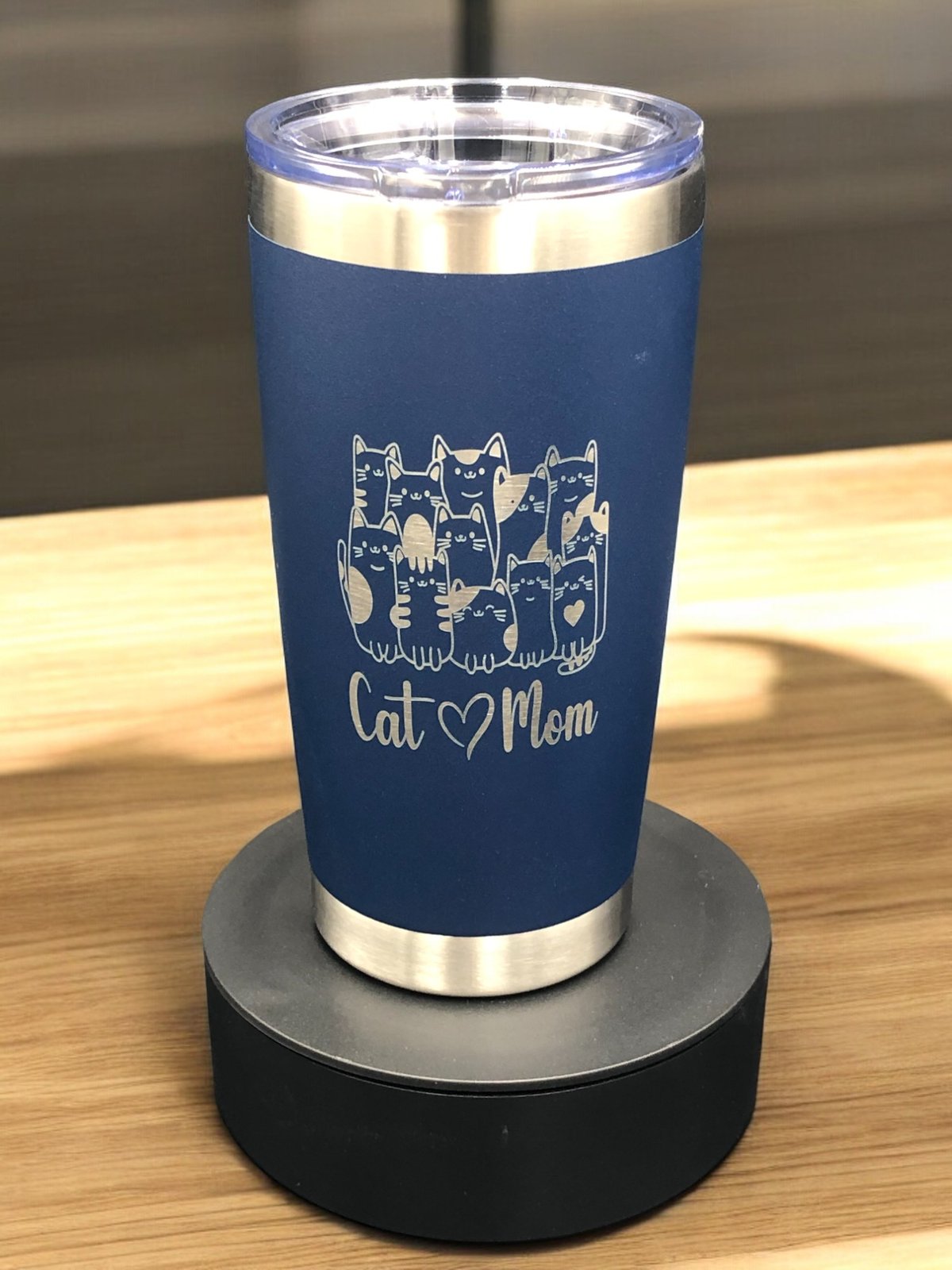 Cat Mom 20oz Insulated Tumbler with Lid | Alley Cat Designs